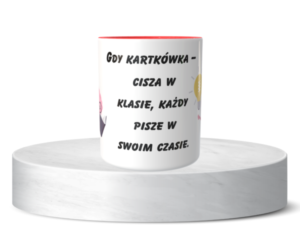 Śmieszny Kubek Niesklasyfikowane - Gdy kartkówka 2